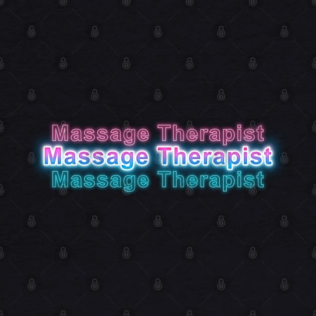 Massage Therapist by Sanzida Design